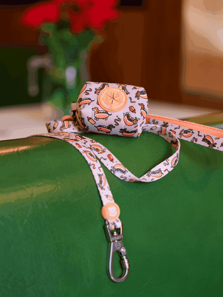 CORREA PARA PERRO HOT DOGS