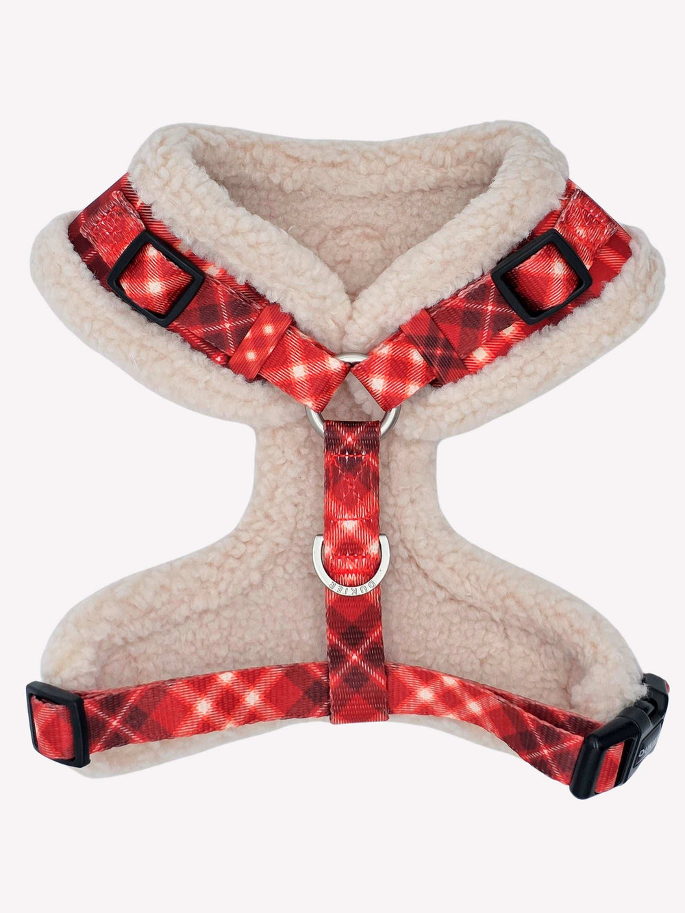 ARNES AJUSTABLE PARA PERRO TARTÁN RED
