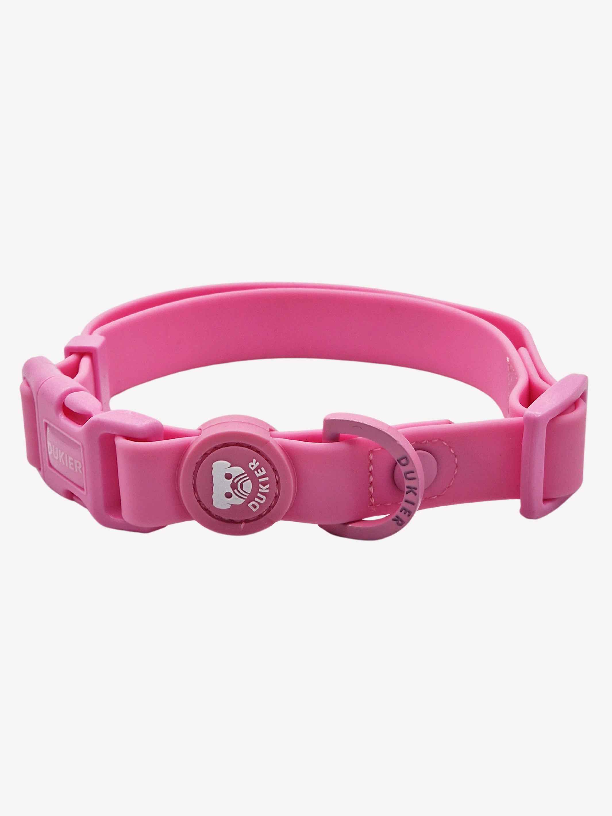 WATERPROOF DOG COLLAR PINK