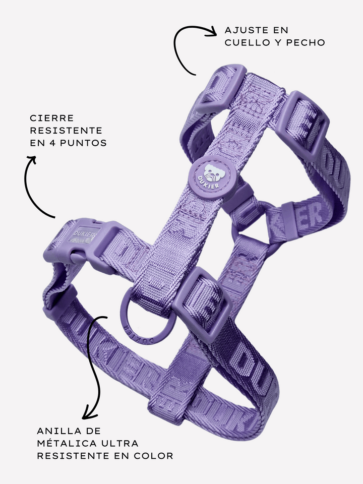 ARNÉS CLÁSICO PARA PERRO VIOLET