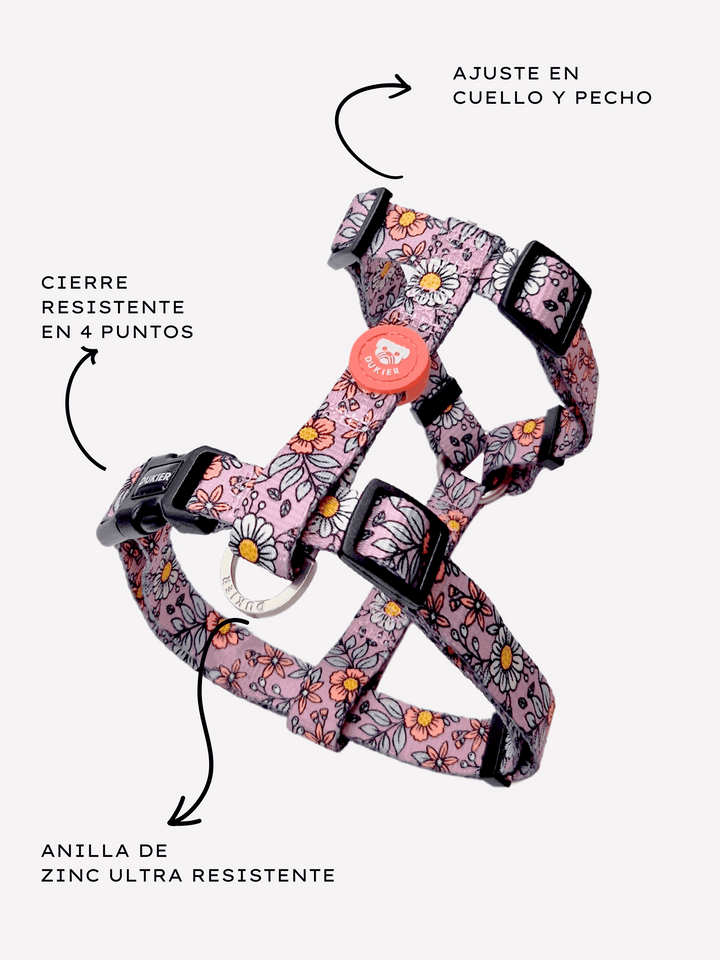 ARNÉS CLÁSICO PARA PERRO FLOWER POWER