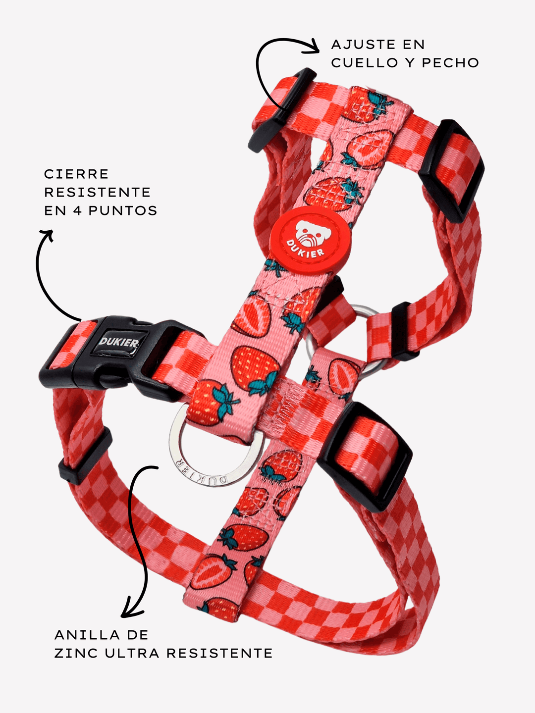 ARNÉS CLÁSICO PARA PERRO BERRY LOVE - Dukier