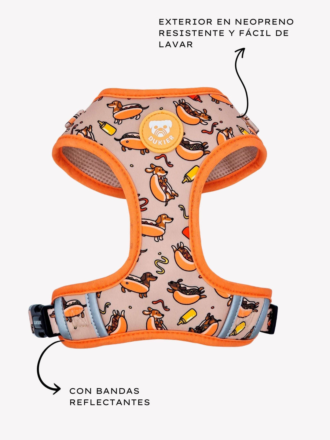 ARNES AJUSTABLE PARA PERRO HOT DOGS - Dukier