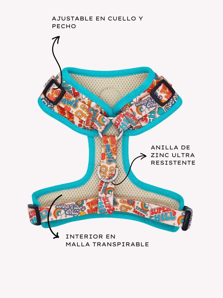 ARNÉS AJUSTABLE PARA PERRO STICKERS - Dukier