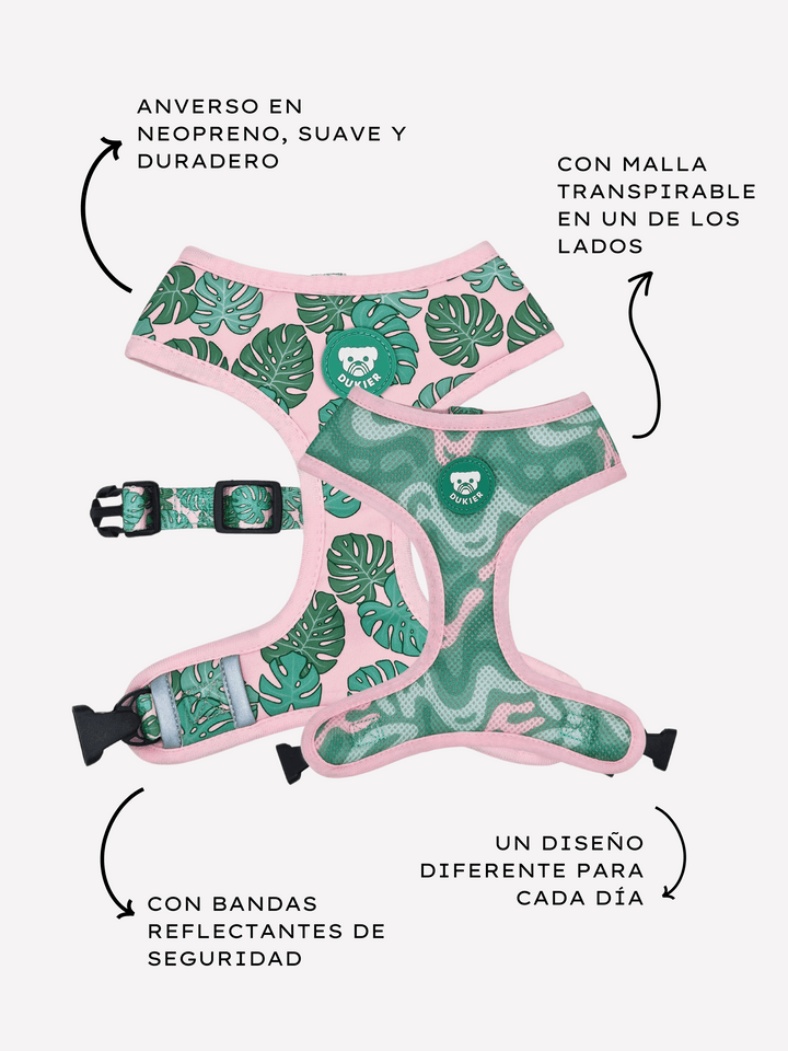 ARNÉS REVERSIBLE PARA PERRO MONSTERA