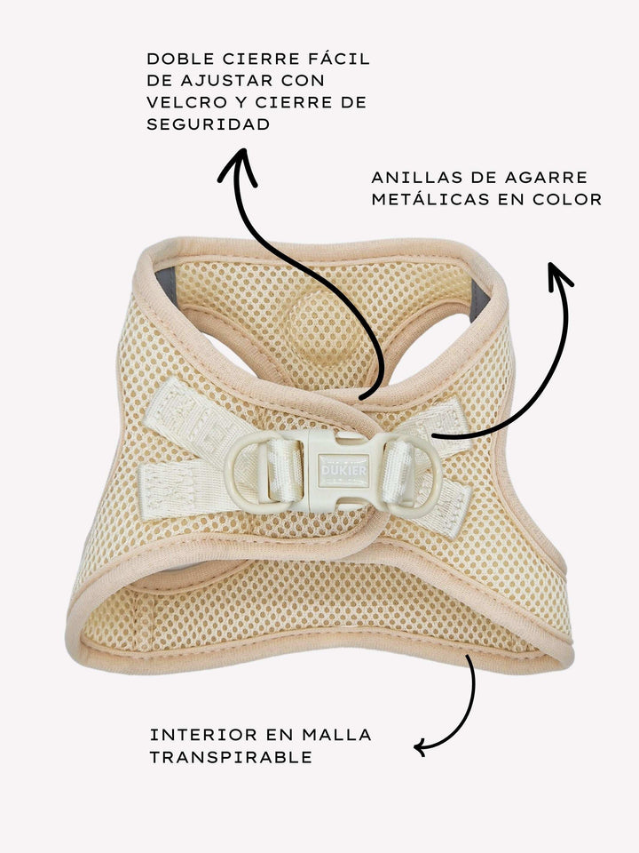 ARNÉS BODY PERRO BEIGE