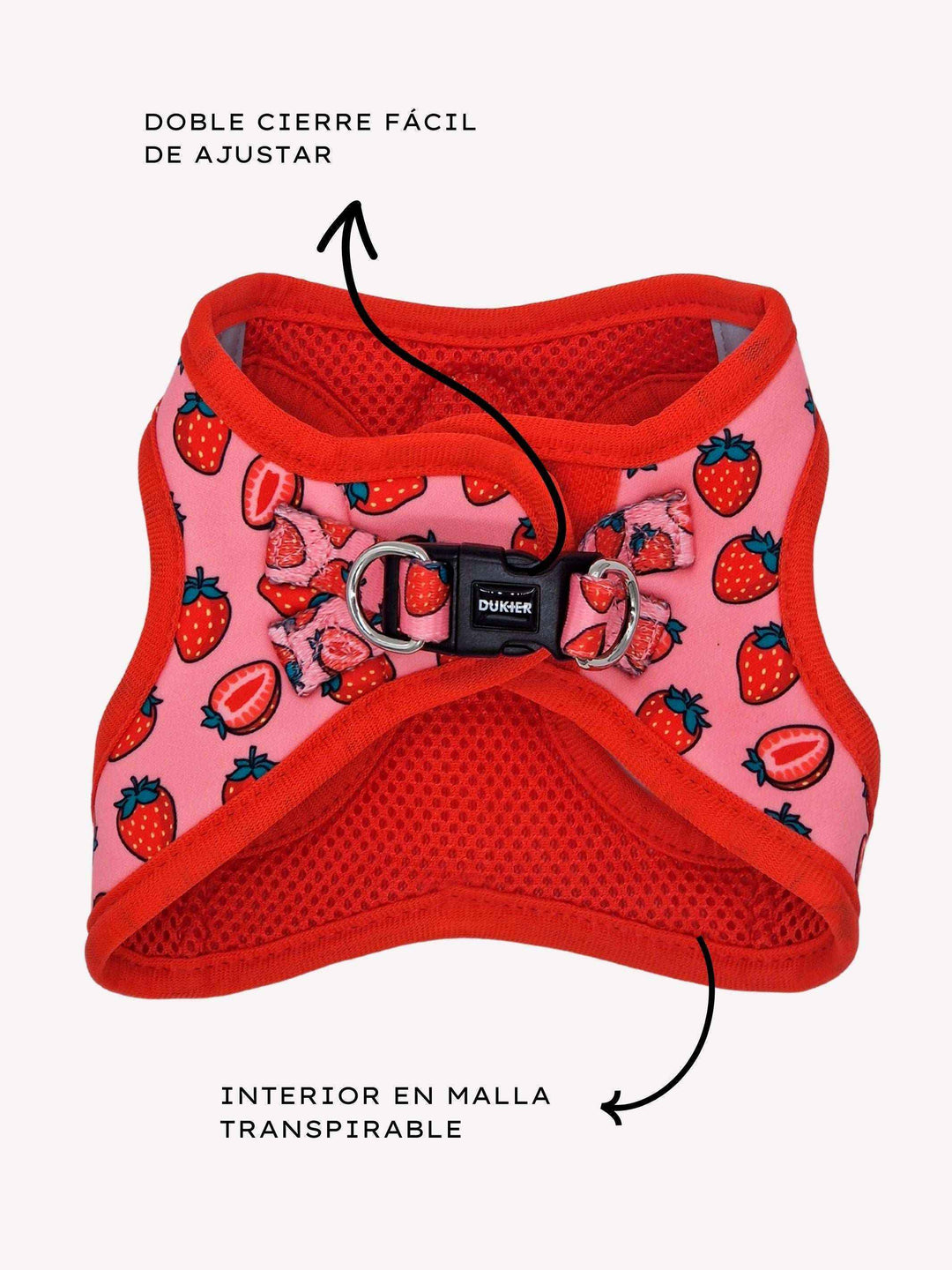 ARNÉS BODY PERRO BERRY LOVE - Dukier