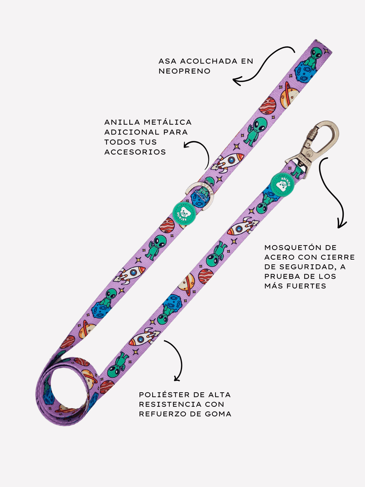 CORREA PARA PERRO ALIEN