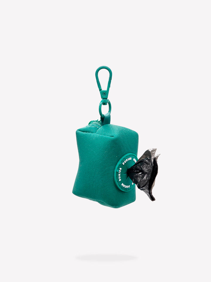 POO BAG HOLDER FOR DOGS GREEN