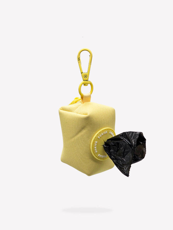 POO BAG HOLDER FOR DOGS YELLOW