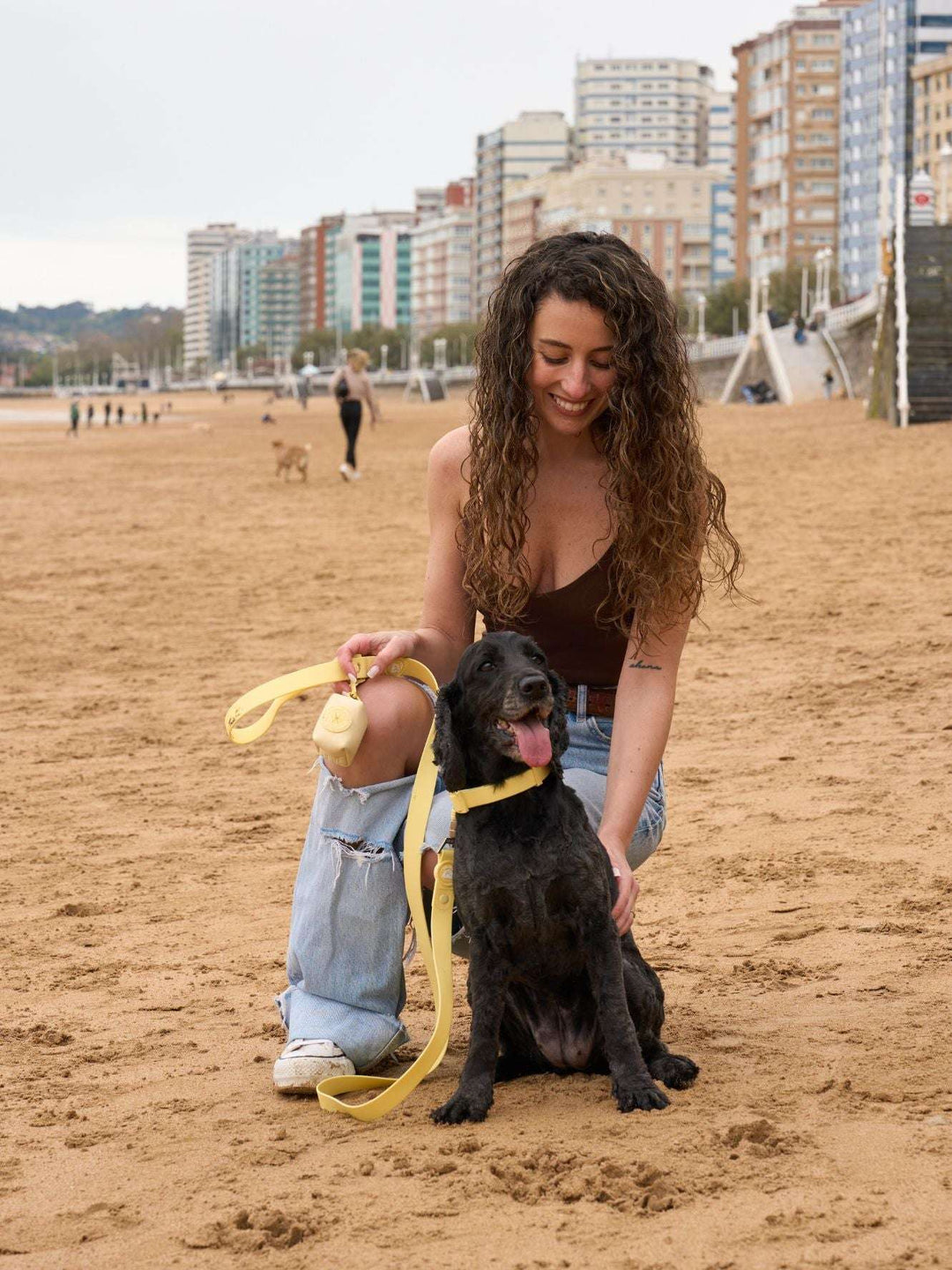 COLLAR WATERPROOF PARA PERRO YELLOW