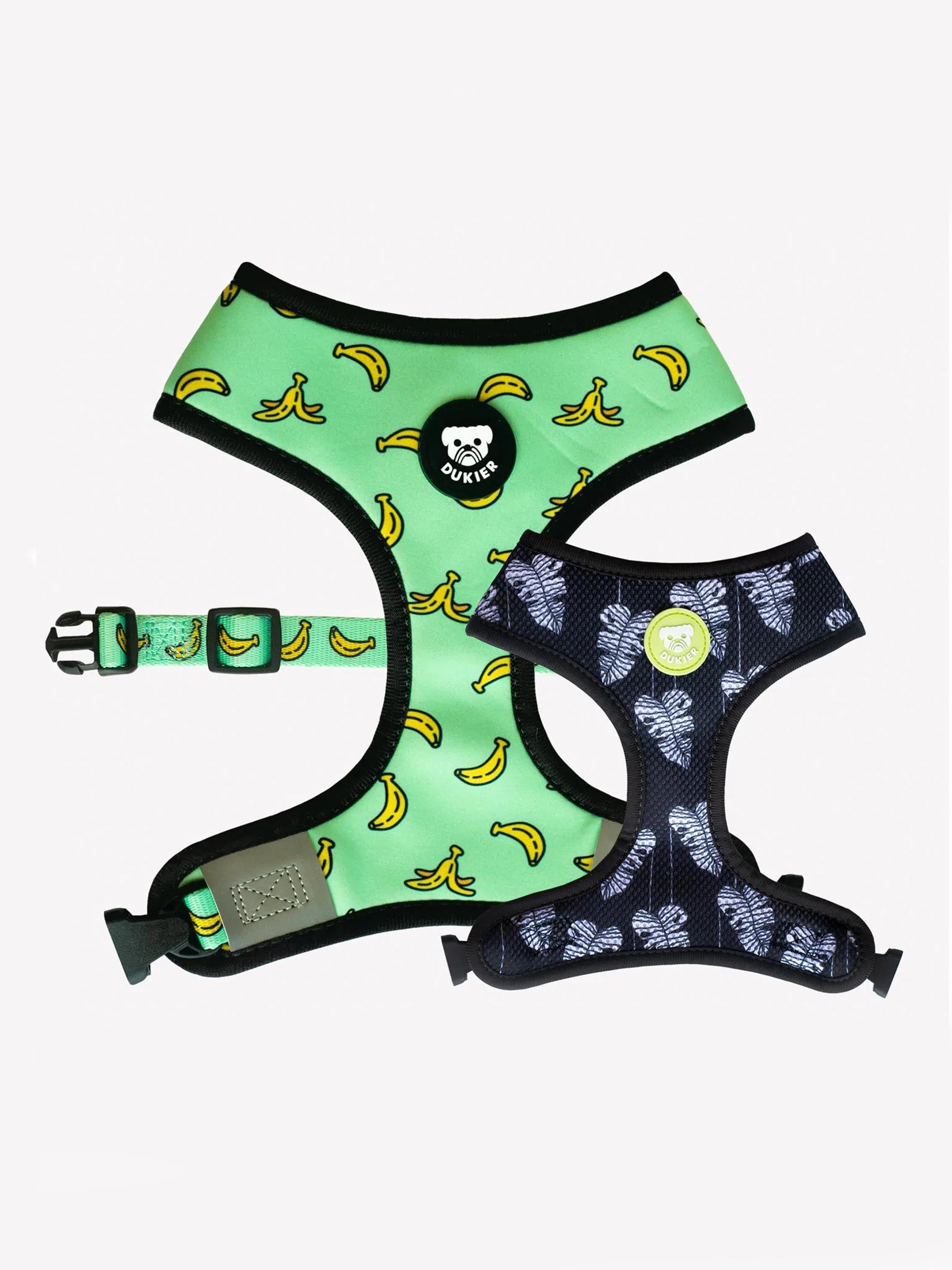 BANANA REVERSIBLE DOG HARNESS
