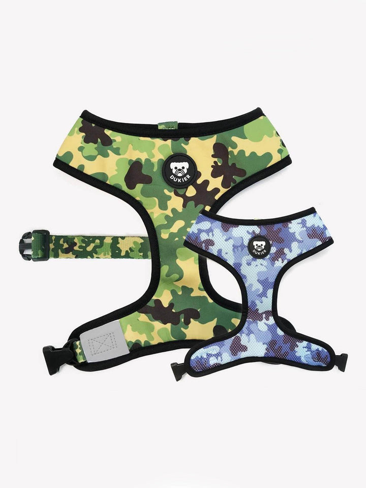 CAMO REVERSIBLE DOG HARNESS
