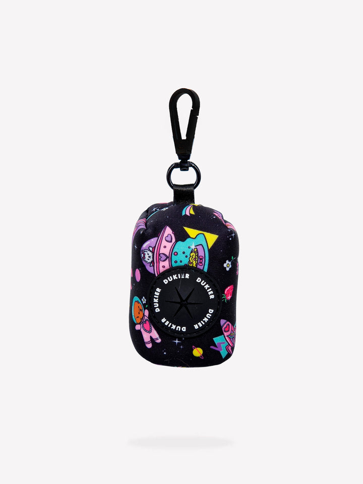 PINK GALAXY POO BAG HOLDER