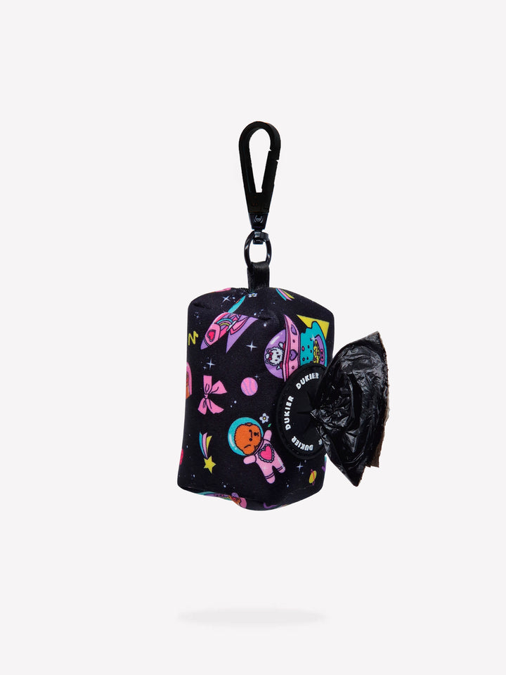 PINK GALAXY POO BAG HOLDER