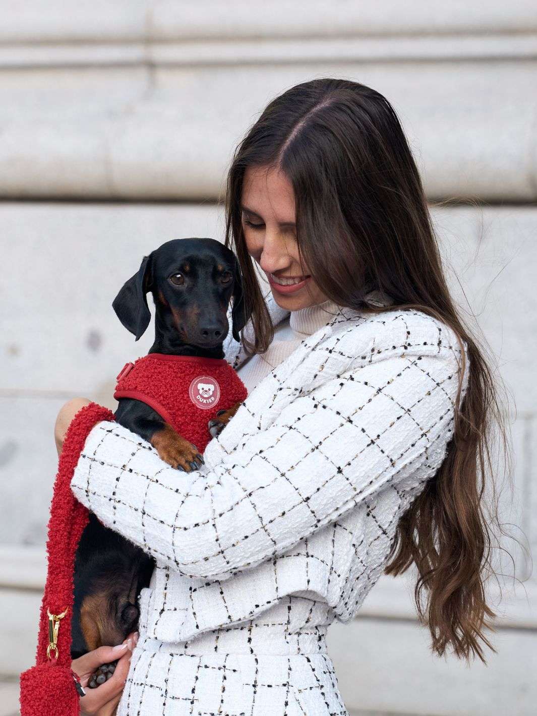 ARNÉS AJUSTABLE PARA PERRO TEDDY RED