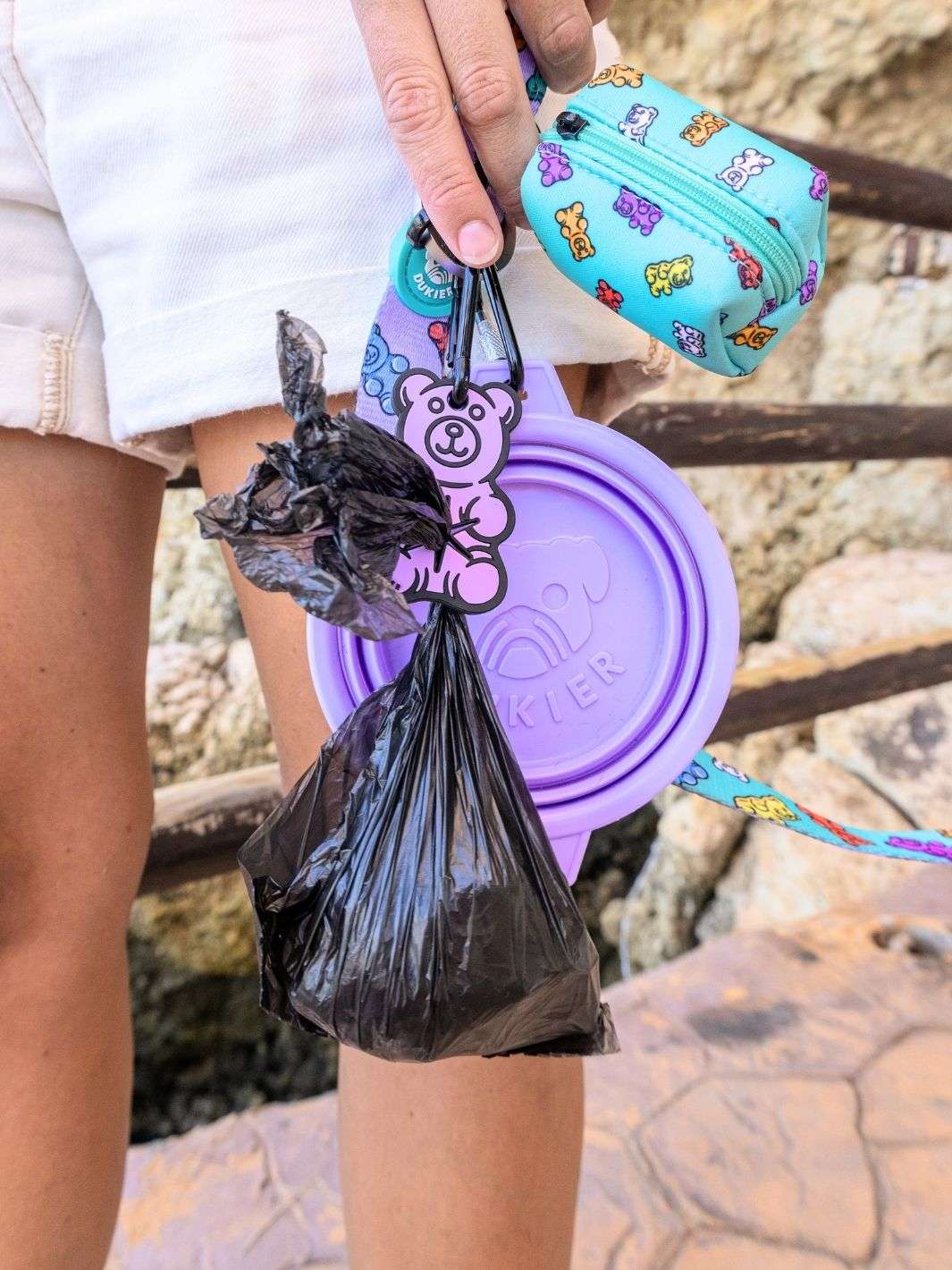 BEBEDERO PLEGABLE PARA PERRO PURPLE