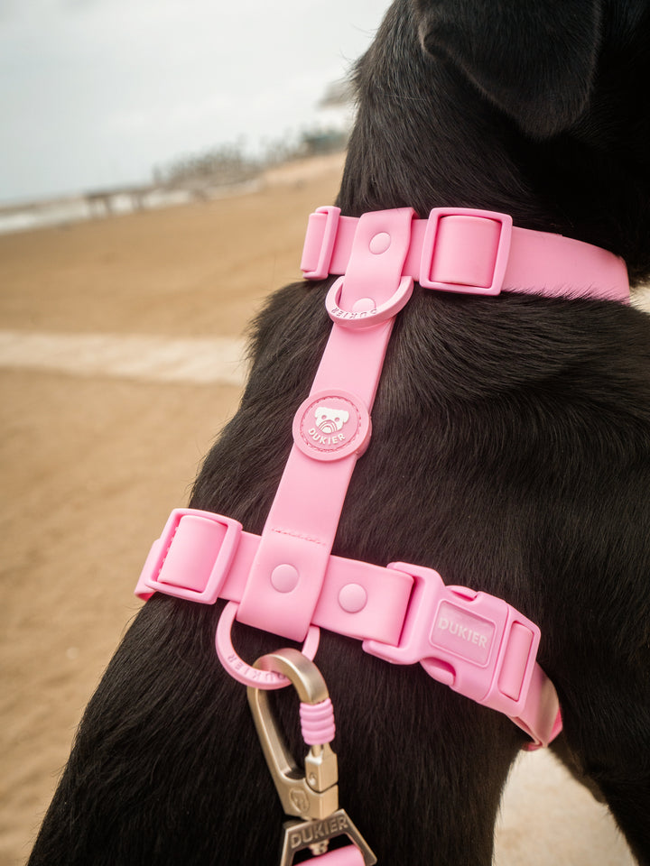 PINK WATERPROOF DOG HARNESS