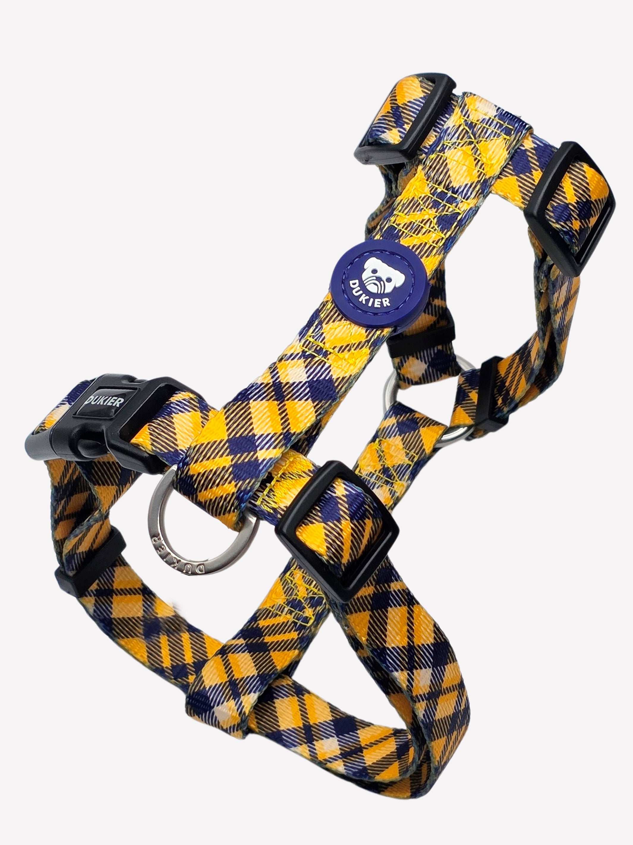 TARTAN MUSTARD CLASSIC DOG HARNESS