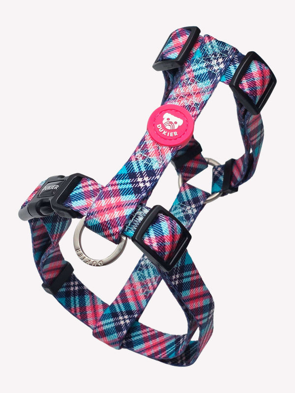 PETTORINA CLASSICA  TARTAN PINK