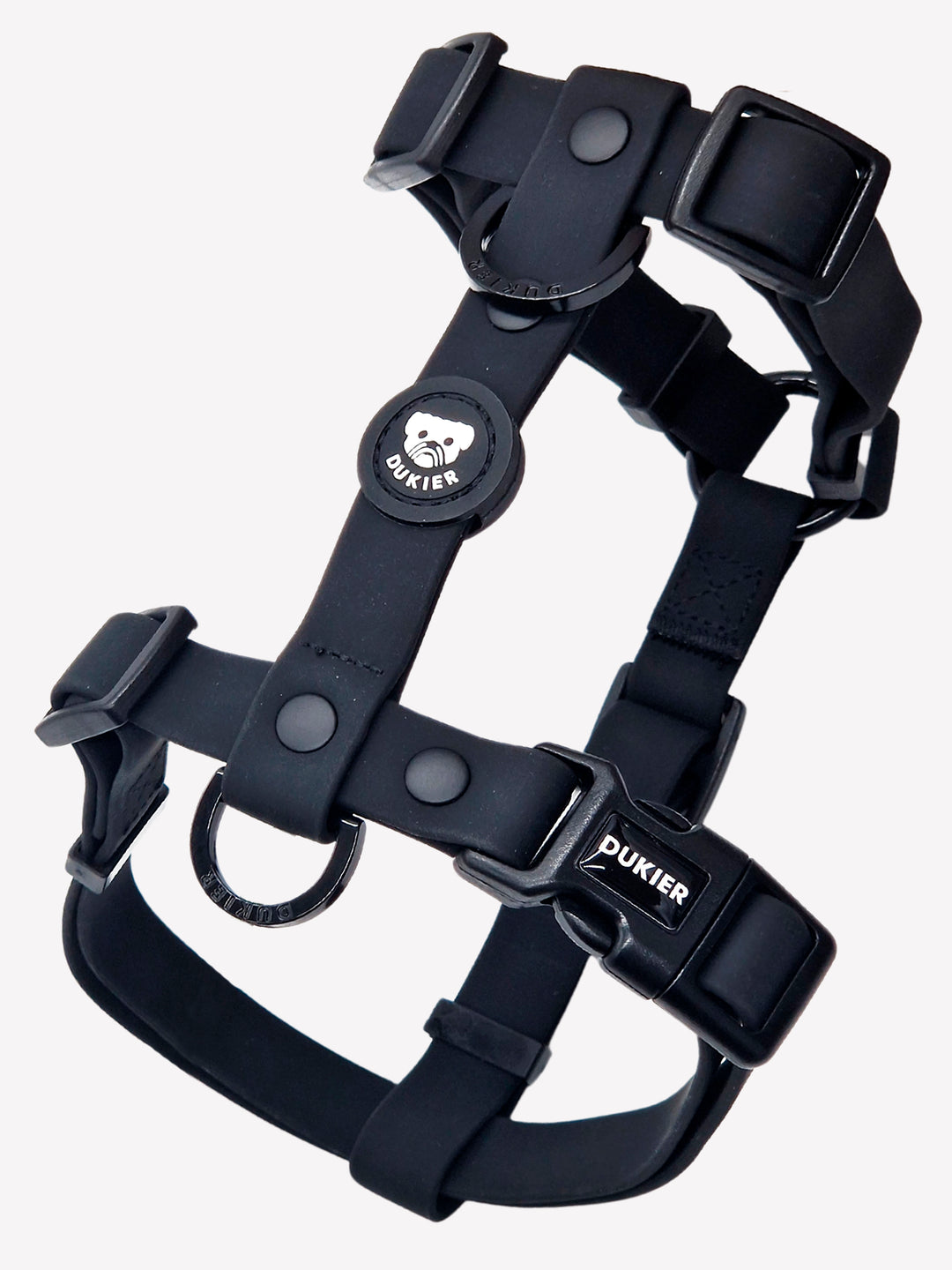 BLACK WATERPROOF DOG HARNESS