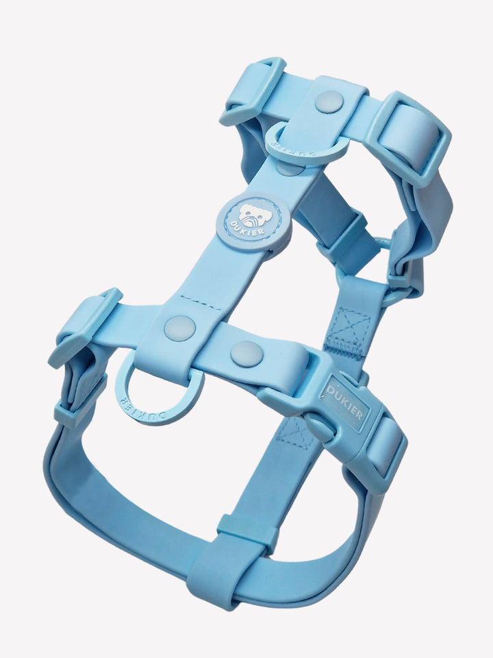 WATERPROOF DOG HARNESS SKY BLUE