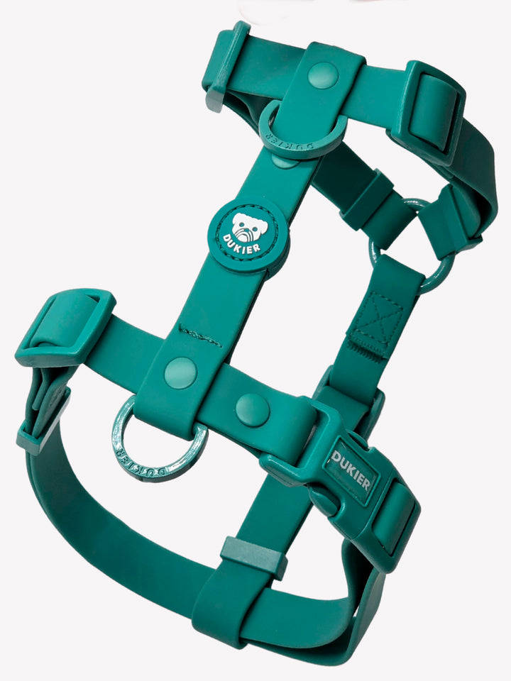HARNAIS WATERPROOF GREEN POUR CHIEN