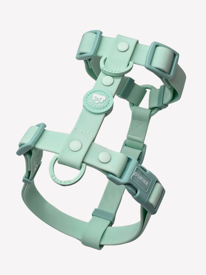 WATERPROOF DOG HARNESS TURQUOISE