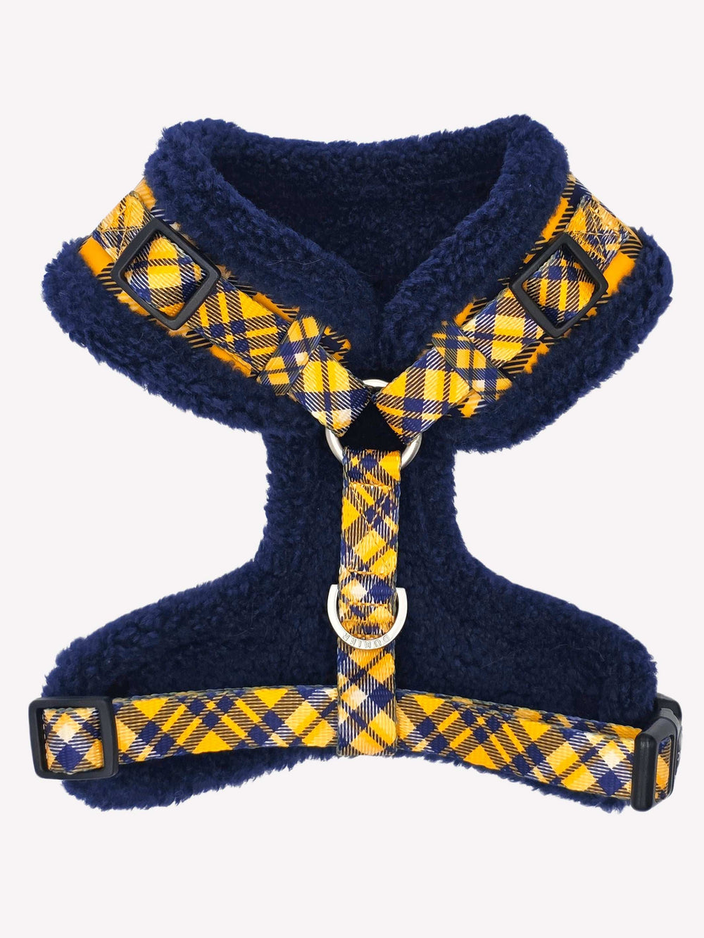 ARNES AJUSTABLE PARA PERRO TARTÁN MUSTARD