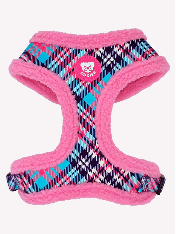 PETTORINA REGOLABILE  TARTAN PINK