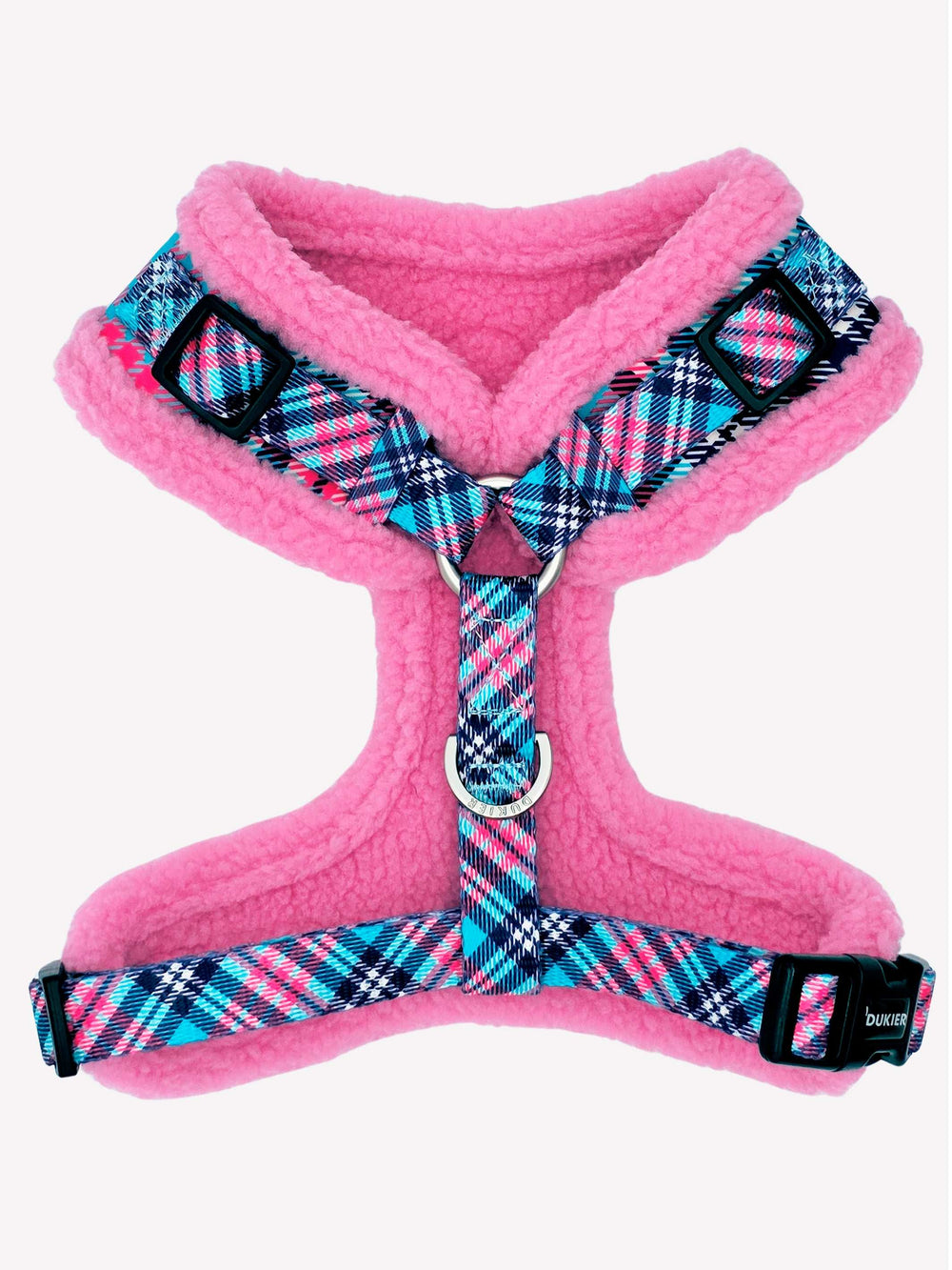 ARNES AJUSTABLE PARA PERRO TARTÁN PINK