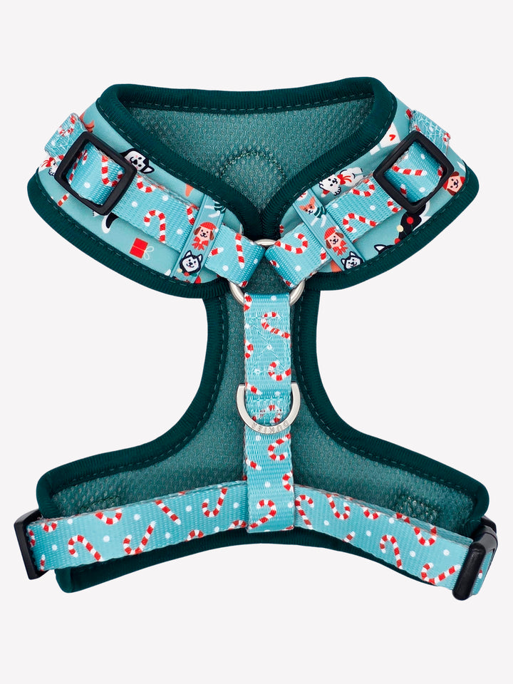 XMAS DOGS ADJUSTABLE DOG HARNESS