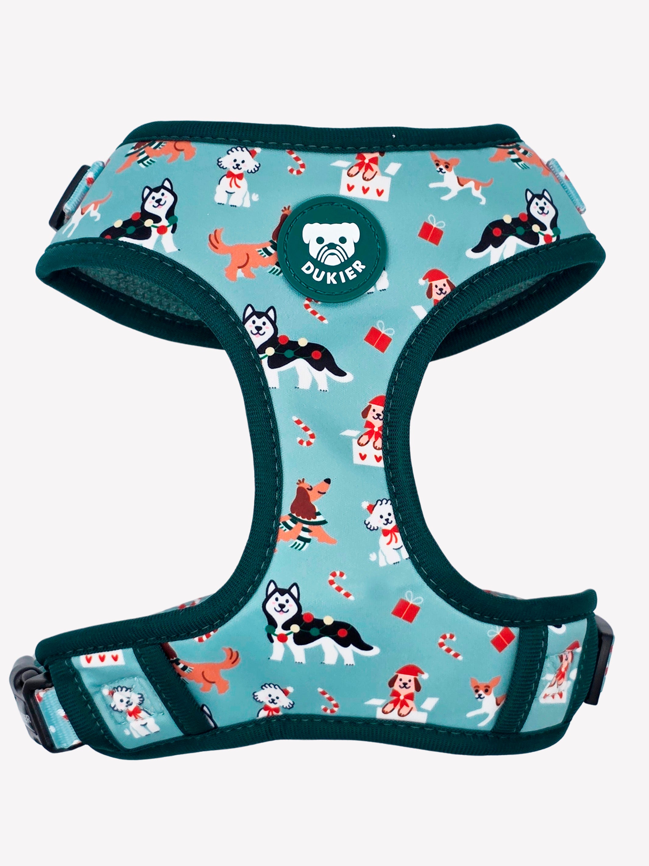 XMAS DOGS ADJUSTABLE DOG HARNESS
