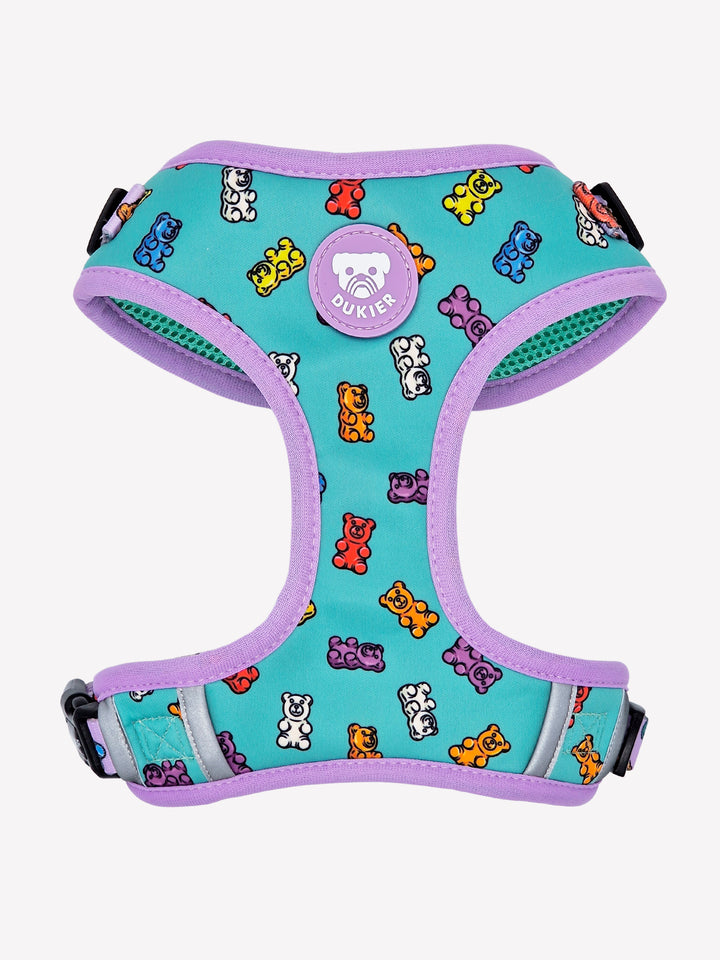 GUMMY BEARS ADJUSTABLE DOG HARNESS
