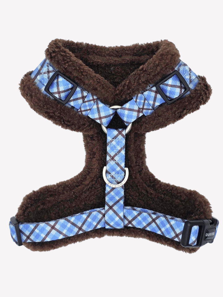 ARNES AJUSTABLE PARA PERRO TARTÁN BLUE MOCCA