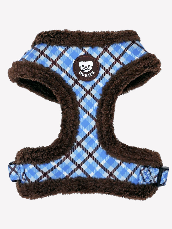 ARNES AJUSTABLE PARA PERRO TARTÁN BLUE MOCCA