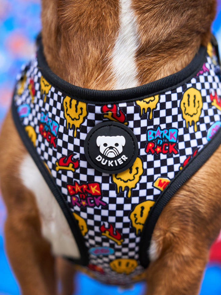 GRUNGE ADJUSTABLE DOG HARNESS