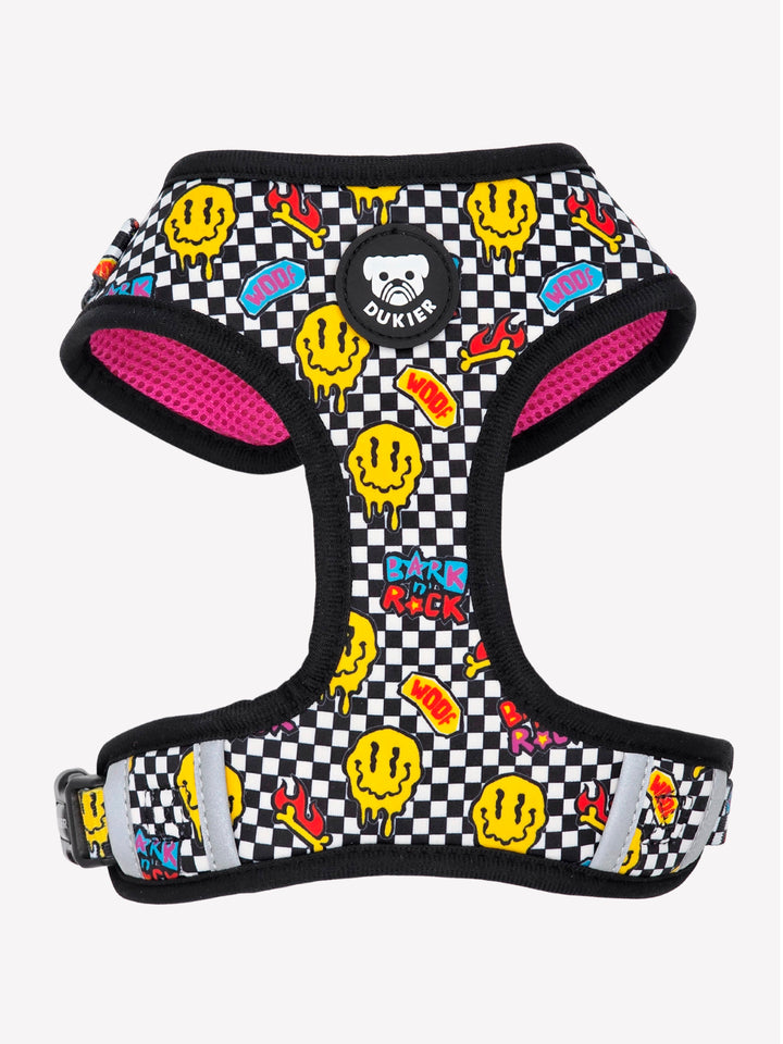 GRUNGE ADJUSTABLE DOG HARNESS