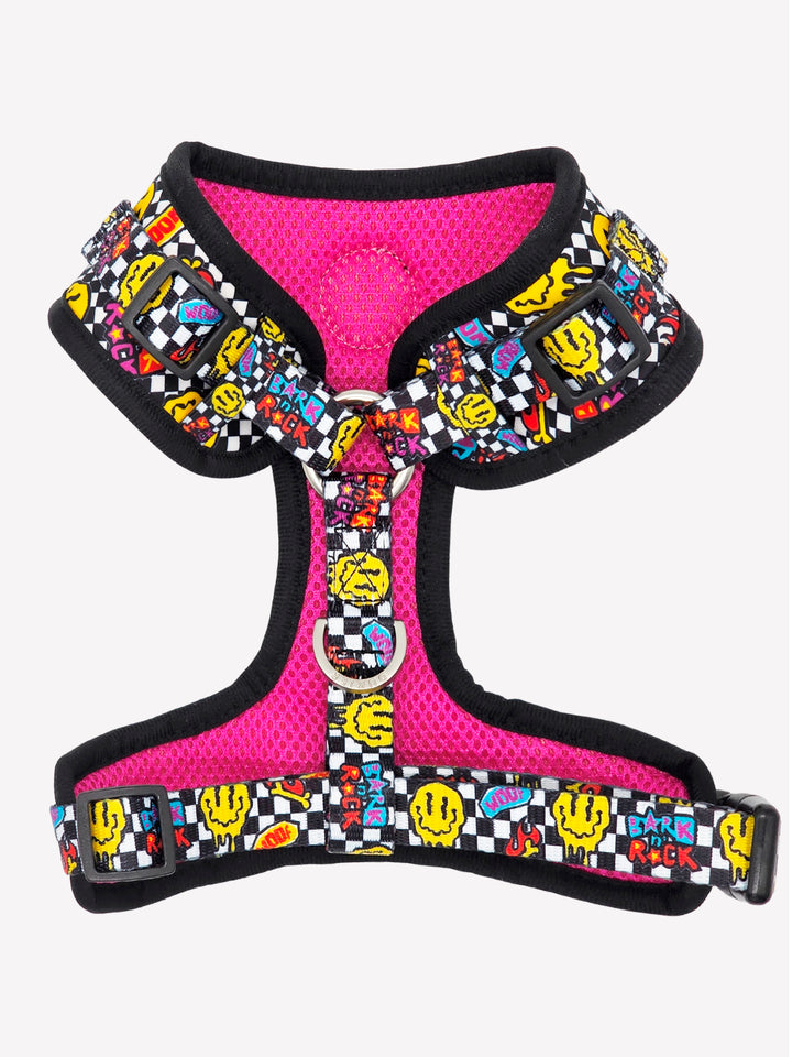 GRUNGE ADJUSTABLE DOG HARNESS