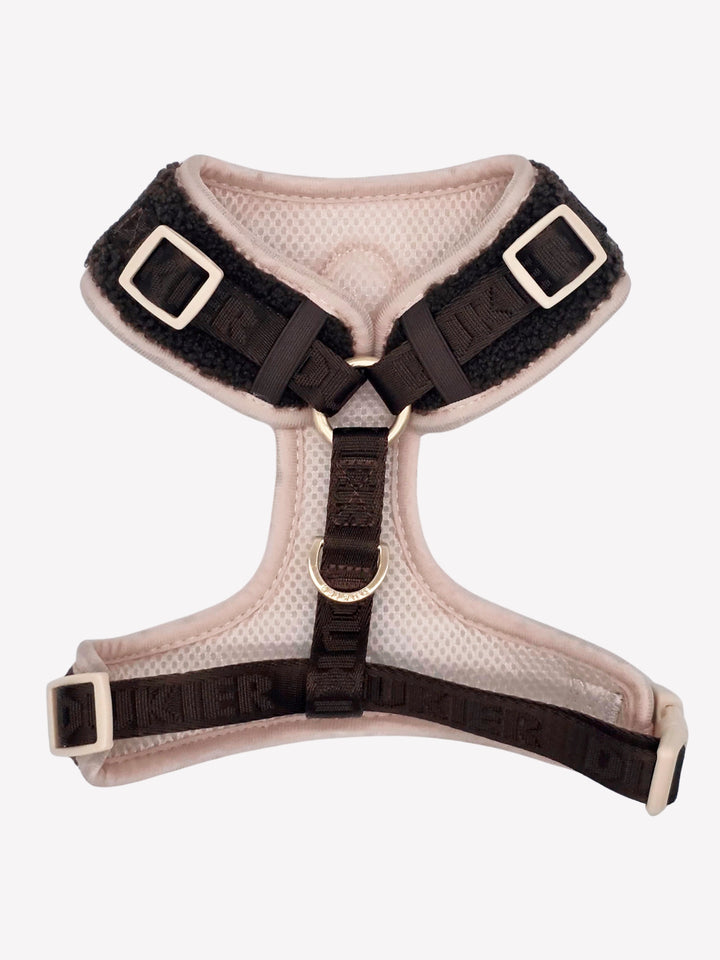 VERSTELLBARES HUNDEGESCHIRR LATTE TEDDY