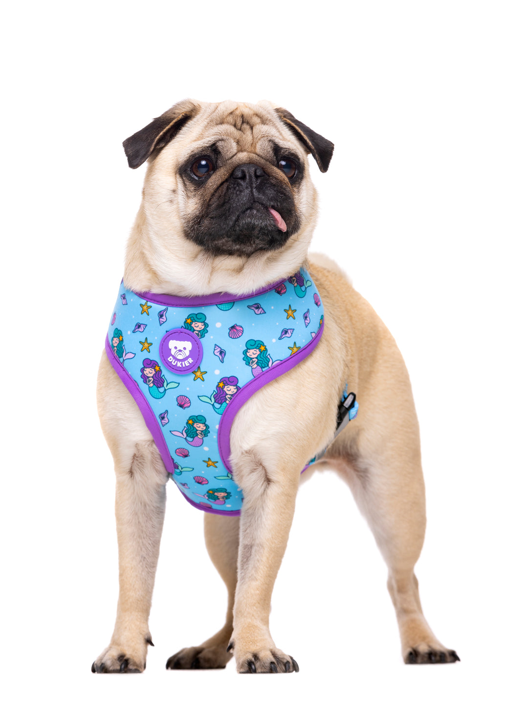 MERMAID REVERSIBLE DOG HARNESS