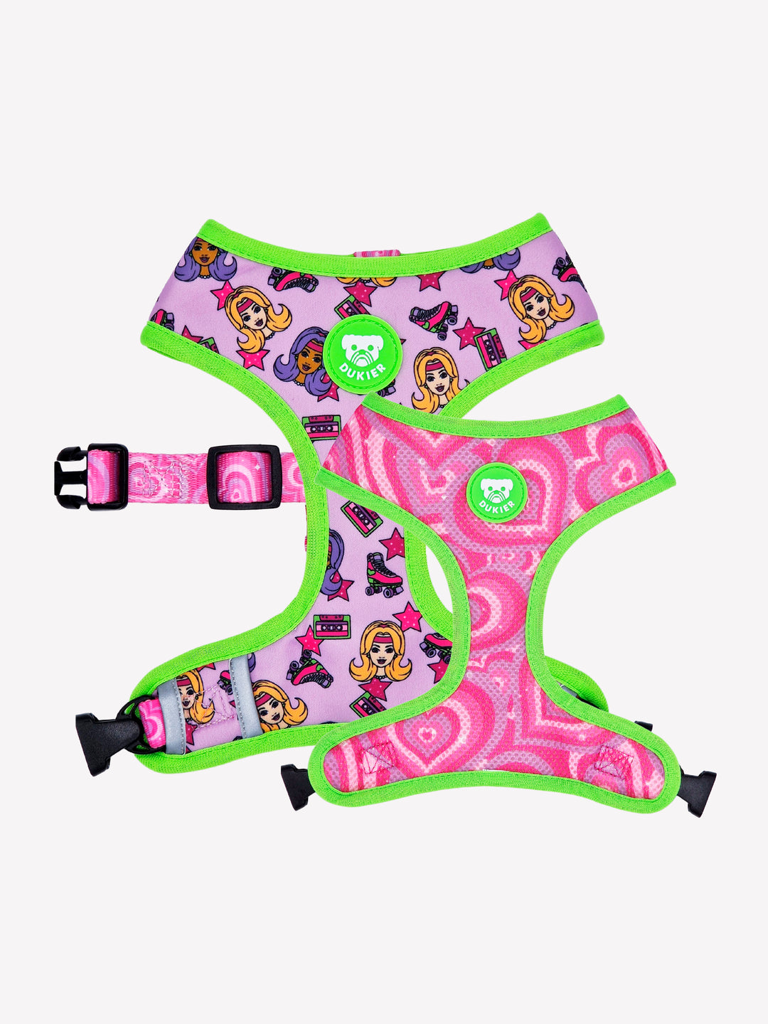 ROLLER DOLL REVERSIBLE DOG HARNESS