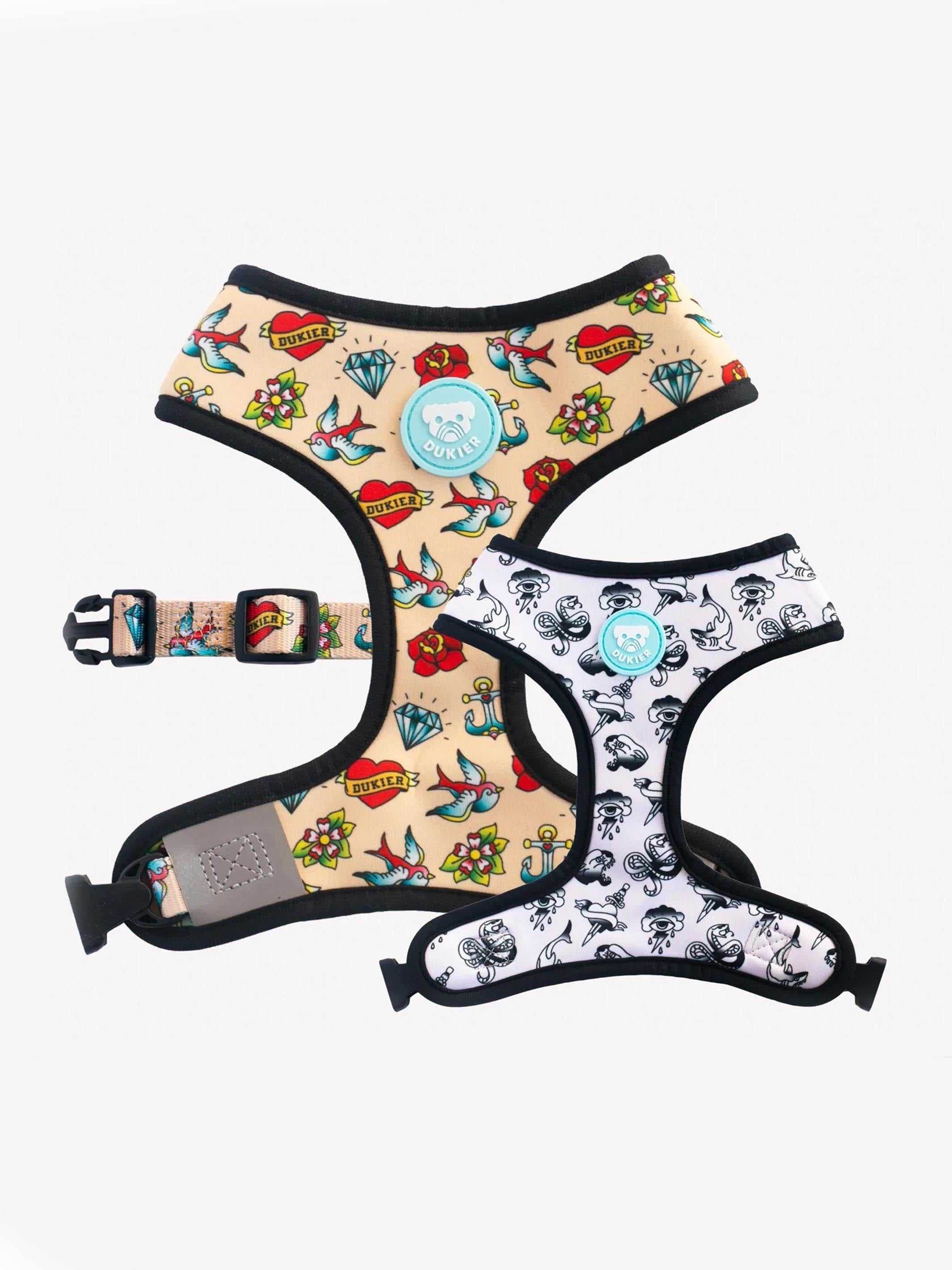 TATTOO REVERSIBLE DOG HARNESS