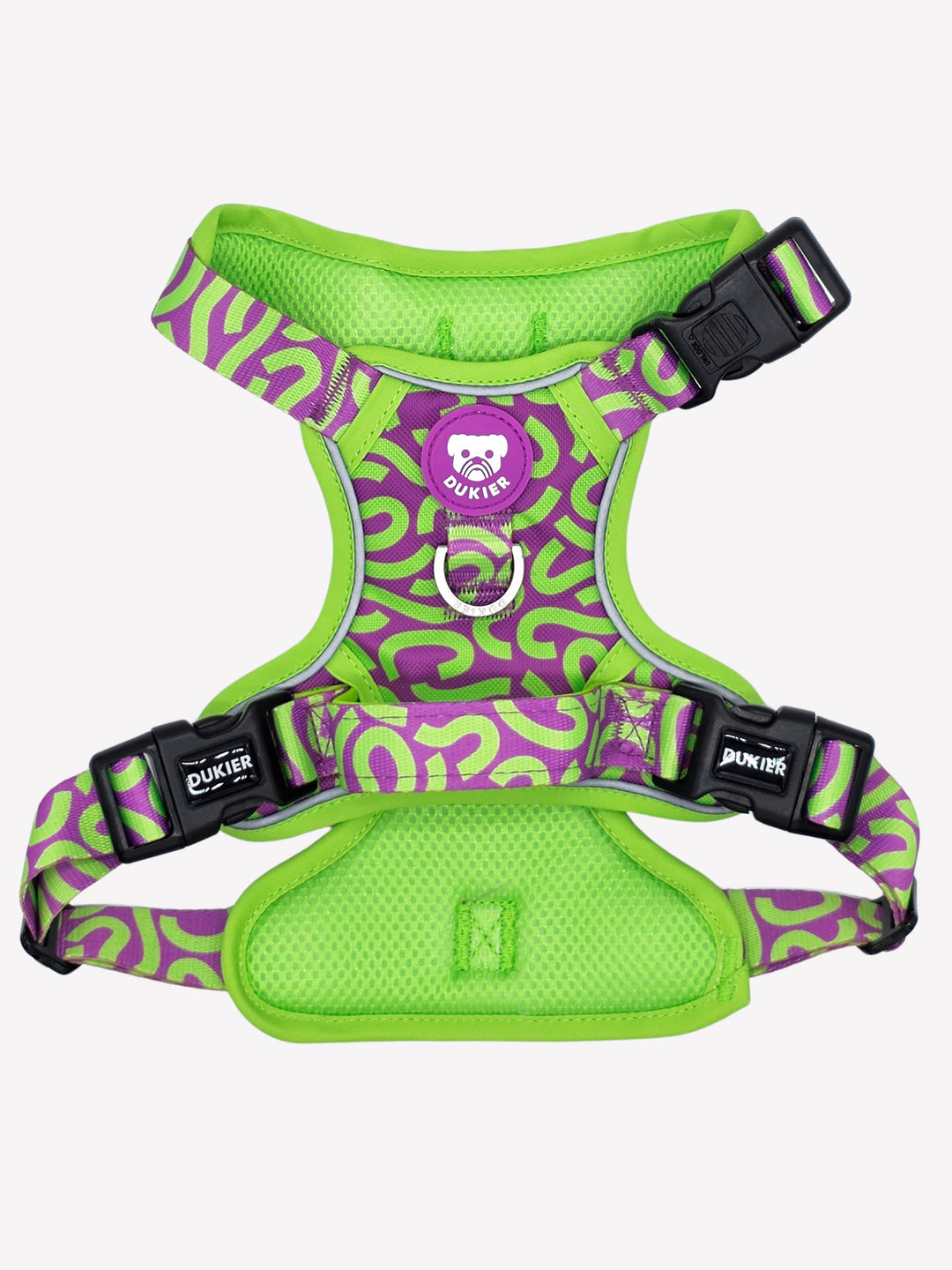 HARNAIS TRAIL KALEIDO LIME SWIRL POUR CHIEN