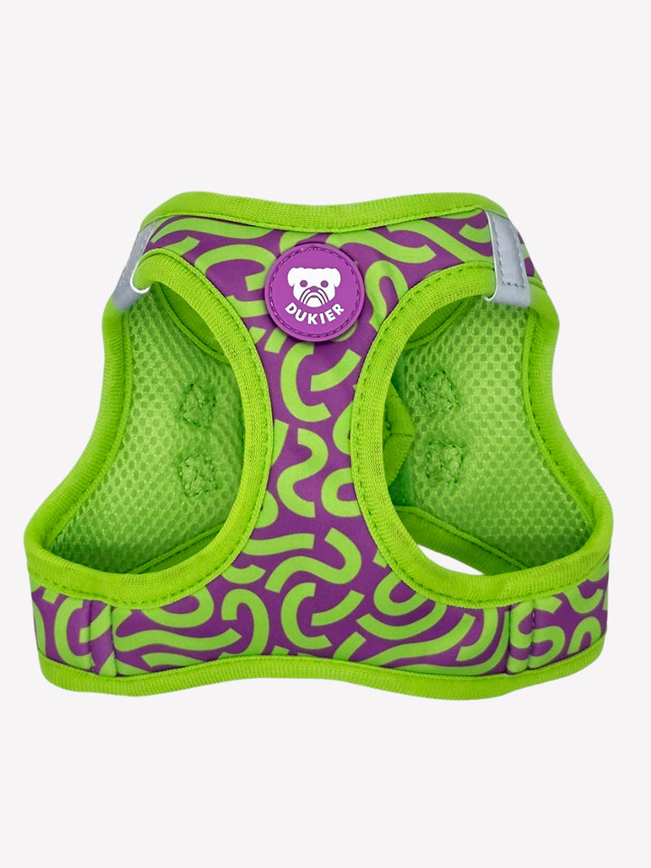 HARNAIS BODY KALEIDO LIME SWIRL POUR CHIEN