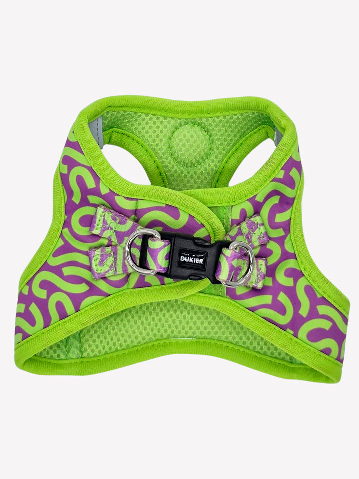 HARNAIS BODY KALEIDO LIME SWIRL POUR CHIEN
