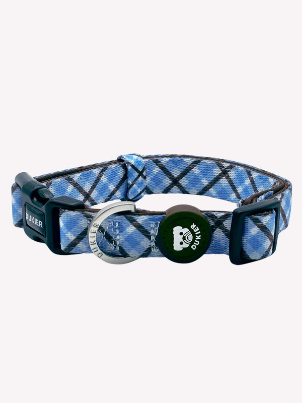 COLLARE  TARTAN BLUE MOCCA