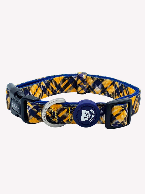 TARTAN MUSTARD   COLLAR