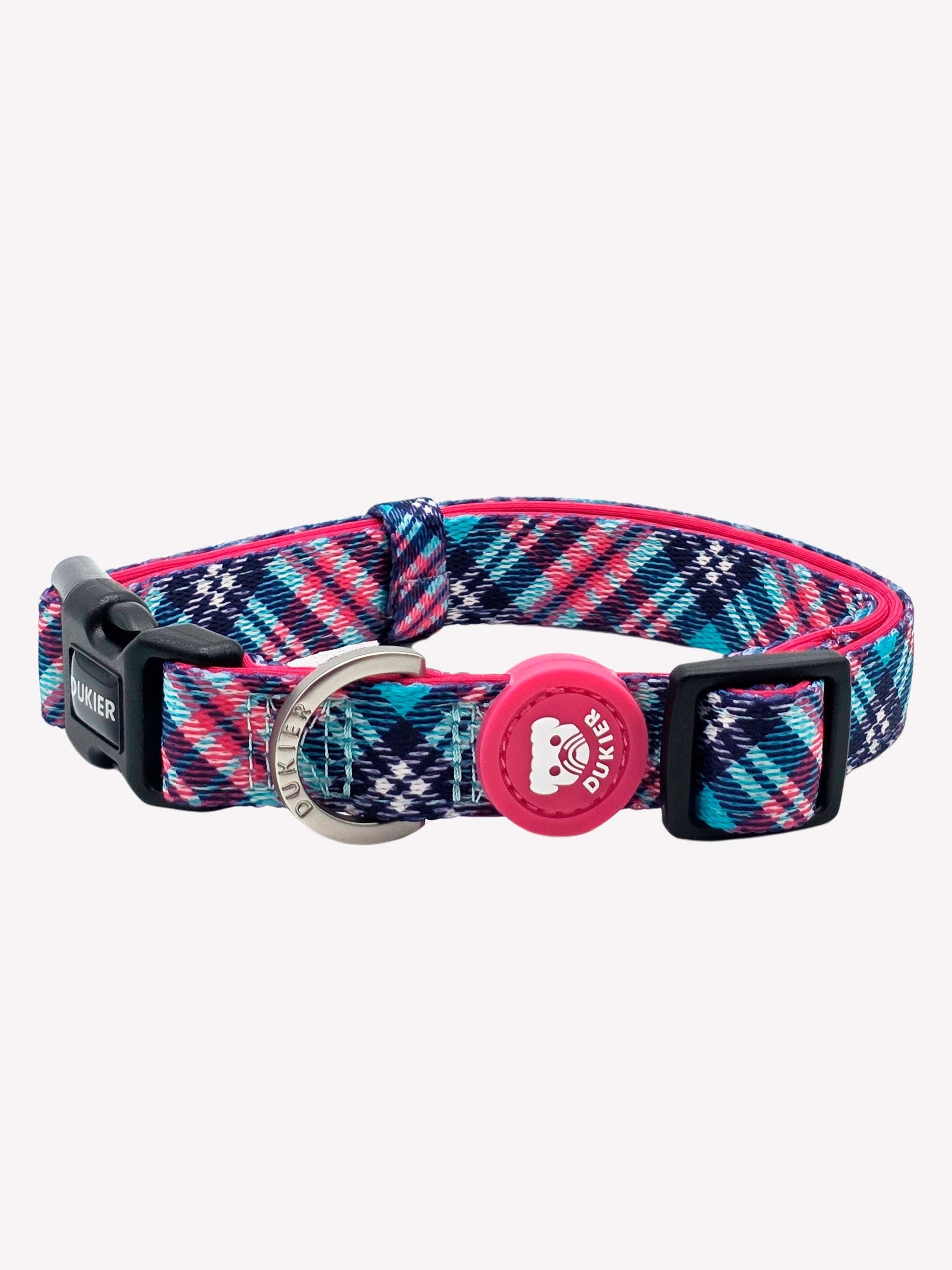 TARTAN PINK  DOG COLLAR
