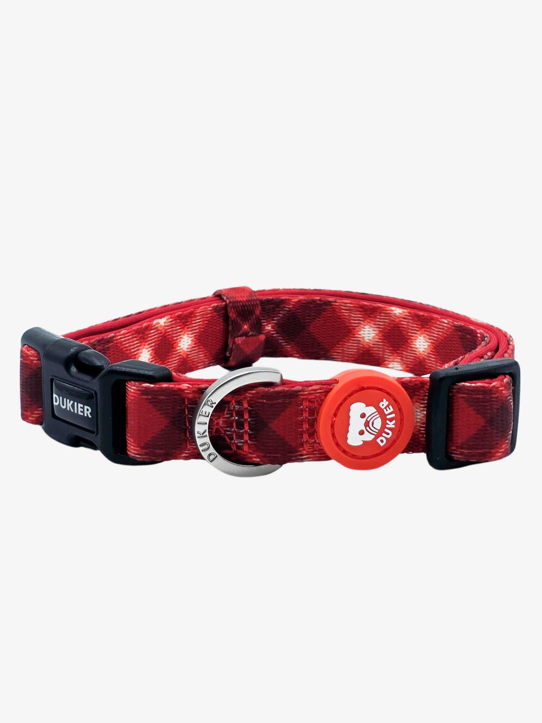 COLLAR PARA PERRO TARTÁN RED